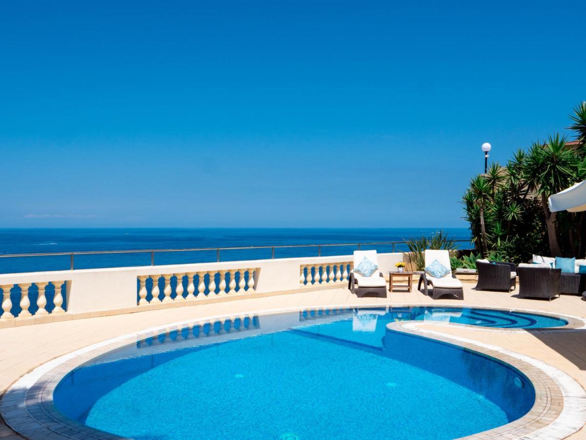 Villa Palma - Sunset Sea Views With Pool, Jacuzzi, Sauna And Games Room المليحة المظهر الخارجي الصورة